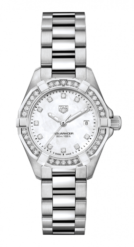 Aquaracer 300M Quartz 27 Stainless Steel / Diamond / MOP - Diamond / Bracelet