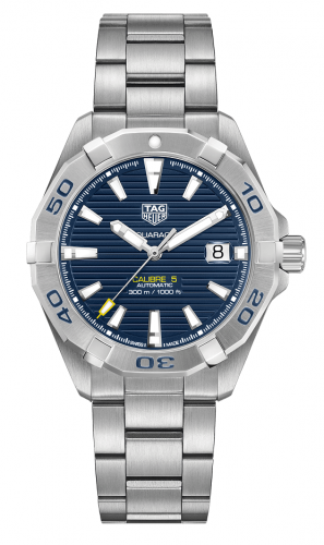 Aquaracer 300M Calibre 5 Automatic 41 Stainless Steel / Blue / Bracelet