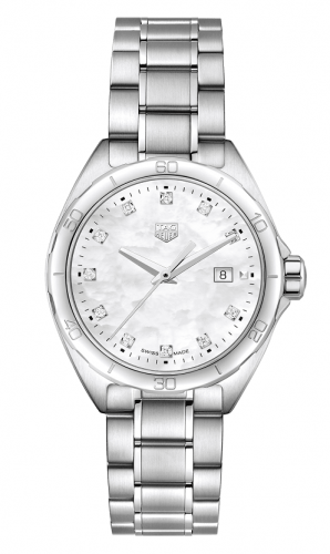 Formula 1 Quartz 32 Stainless Steel / MOP - Diamond / Bracelet