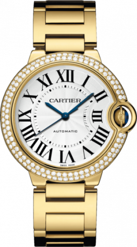 Ballon Blue de Cartier 36 Automatic Yellow Gold / Diamonds / Bracelet