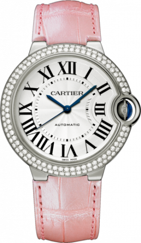Ballon Blue de Cartier 36 Automatic White Gold / Diamonds / Pink