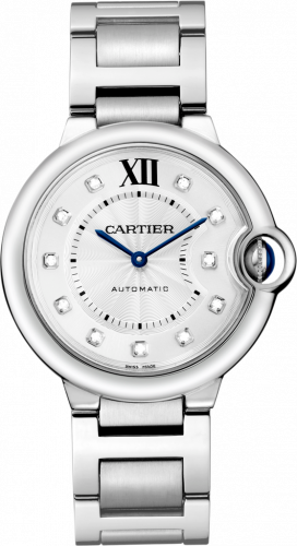 Ballon Blue de Cartier 36 Automatic Stainless Steel / Diamond / Bracelet