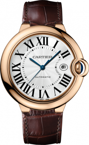 Ballon Blue de Cartier 42 Automatic Pink Gold / Silver