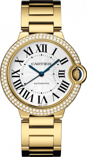 Ballon Blue de Cartier 36 Automatic Yellow Gold / Diamonds / Bracelet