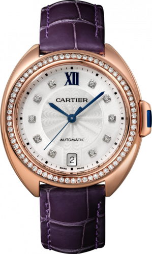 Clé de Cartier 35 Pink Gold / Diamonds / Purple
