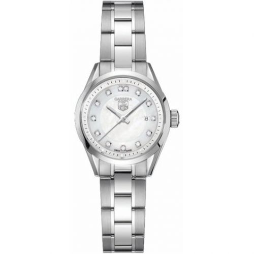 Carrera Quartz 27 Stainless Steel / MOP - Diamond / Bracelet
