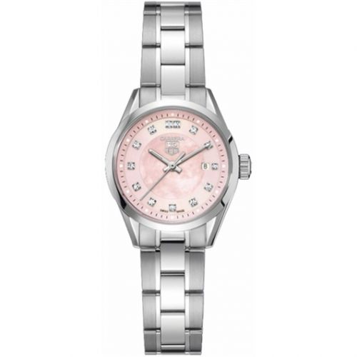 Carrera Quartz 27 Stainless Steel / MOP - Diamond / Bracelet