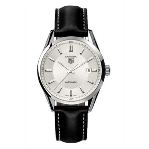 Carrera Calibre 5 39 Stainless Steel / Silver / Calf