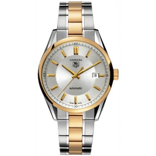 Carrera Calibre 5 39 Stainless Steel / Rose Gold / Silver / Bracelet