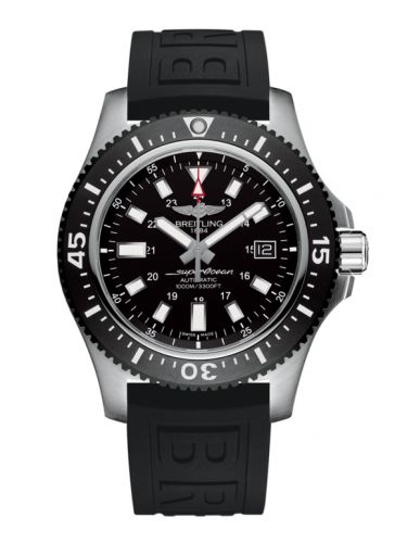 Superocean 44 Special Stainless Steel / Volcano Black / Rubber