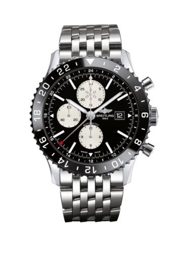 Chronoliner Stainless Steel / Black / Bracelet