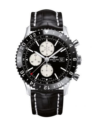Chronoliner Stainless Steel / Black / Croco